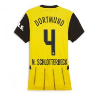 Dres Borussia Dortmund Nico Schlotterbeck #4 Domáci pre Ženy 2024-25 Krátky Rukáv